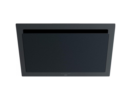 Campana inclinada decorativa 90cm 490m3/h cristal negro 7838 - NOVY