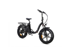 Vester Step 2026 - Bicicleta eléctrica plegable con neumáticos anchos, 48 V, 14 Ah - Negro Ónix