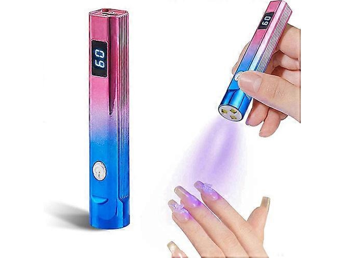 Lámpara UV portátil para uñas de gel, lámpara UV portátil recargable para uñas de gel Ly Ebike