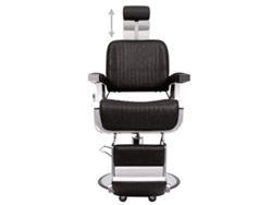 Maison Exclusive - Silla De Peluquería De Cuero Sintético Negro 68x69x116 Cm