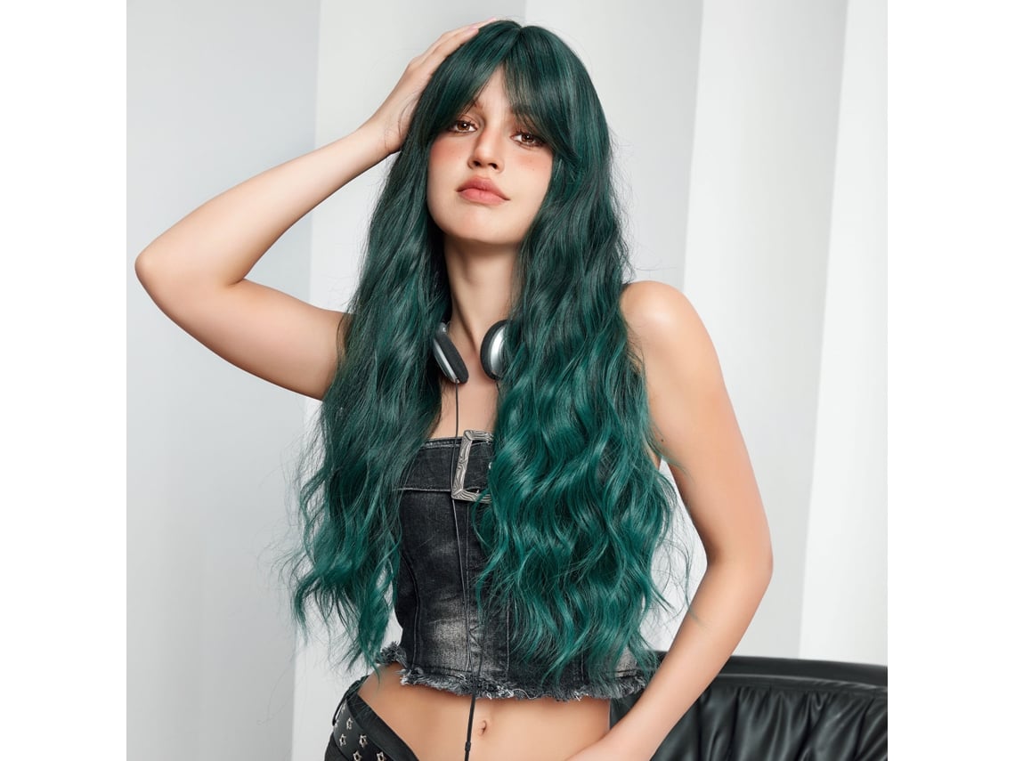 Peruca Curta Realista De Cosplay Feminina Com Cachos Ondulados Fashion