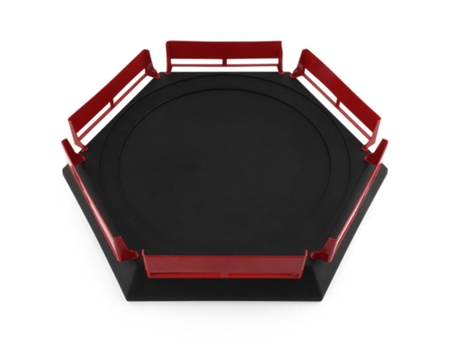 Arena Estadio Beyblade Burst Gyro Emocionante Duelo Blayblade Bey Blade Blades Arena Negra
