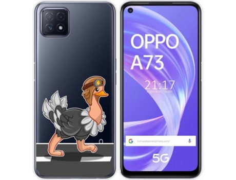 Carcasa Oppo A73 5G TUMUNDOSMARTPHONE Avestruz