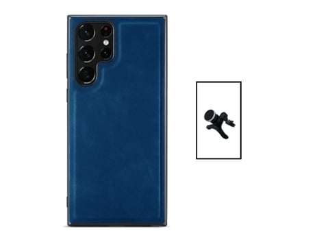 Funda para Samsung Galaxy S22 Ultra GIFT4ME Piel Azul