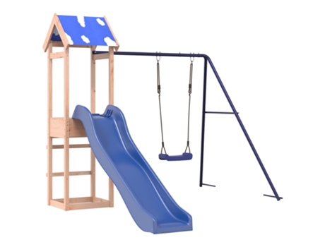Parque Infantil De Exterior VIDAXL Marrón Madera