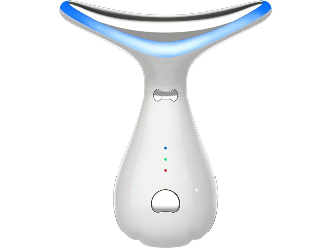 Dispositivo Facial 4 En 1 Varita Facial Terapia De Luz Roja Para Rostro Y Cuello Blanco Yizhood
