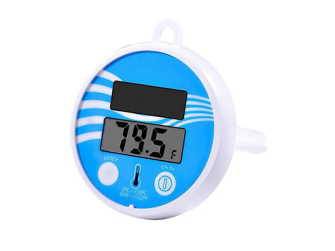 Termómetro flotante inalámbrico para piscinas, termómetro solar digital para piscinas con fácil lectura. GOKOCO