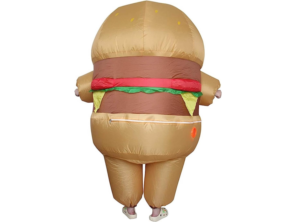 Disfraz Inflable De Hamburguesa Para Adultos, Disfraz Divertido Para Carnaval, Fiesta, Disfraz Divertido