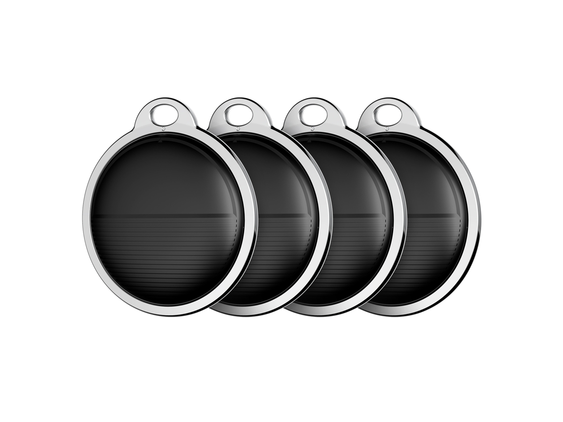 Localizador Find My Pack 4 Para Llaves, Cartera, Equipaje Y Mascotas Con Alarma Sonora, Batería Incluida.