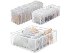 Organizador de cajón para ropa interior (37,7x21,6x8,2cm) Kofihety