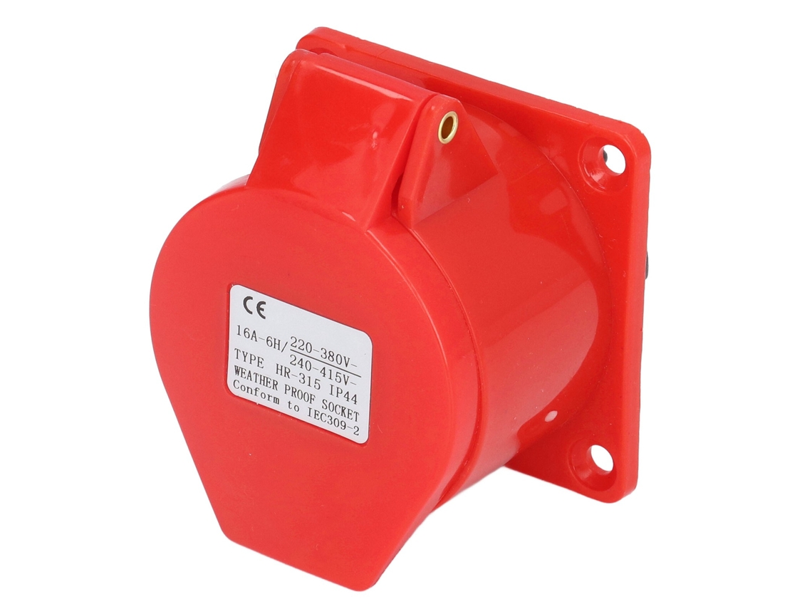 Enchufe Industrial Oculto Ip44 Resistente Al Agua, Conector De 220-250 V/240-415 V