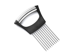 Cortador De Carne Linjou, Asistente Para Cortar Alimentos Con Porta Cebolla De Acero Inoxidable, 1 Pieza