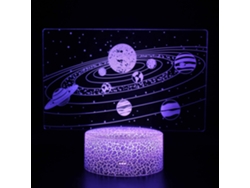 Lámpara Galaxy con mando a distancia, efecto 3D, decoración de habitaciones. NEVEANCE