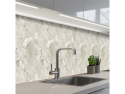 Paneles de mármol para salpicadero de cocina - Gris - Veteado 400x60 cm