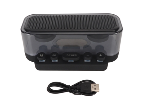 Altavoz Bluetooth RGB IPX5 impermeable tipo C carga Bluetooth altavoz Subwoofer con botones de teclado mecánico ZMDECQNA