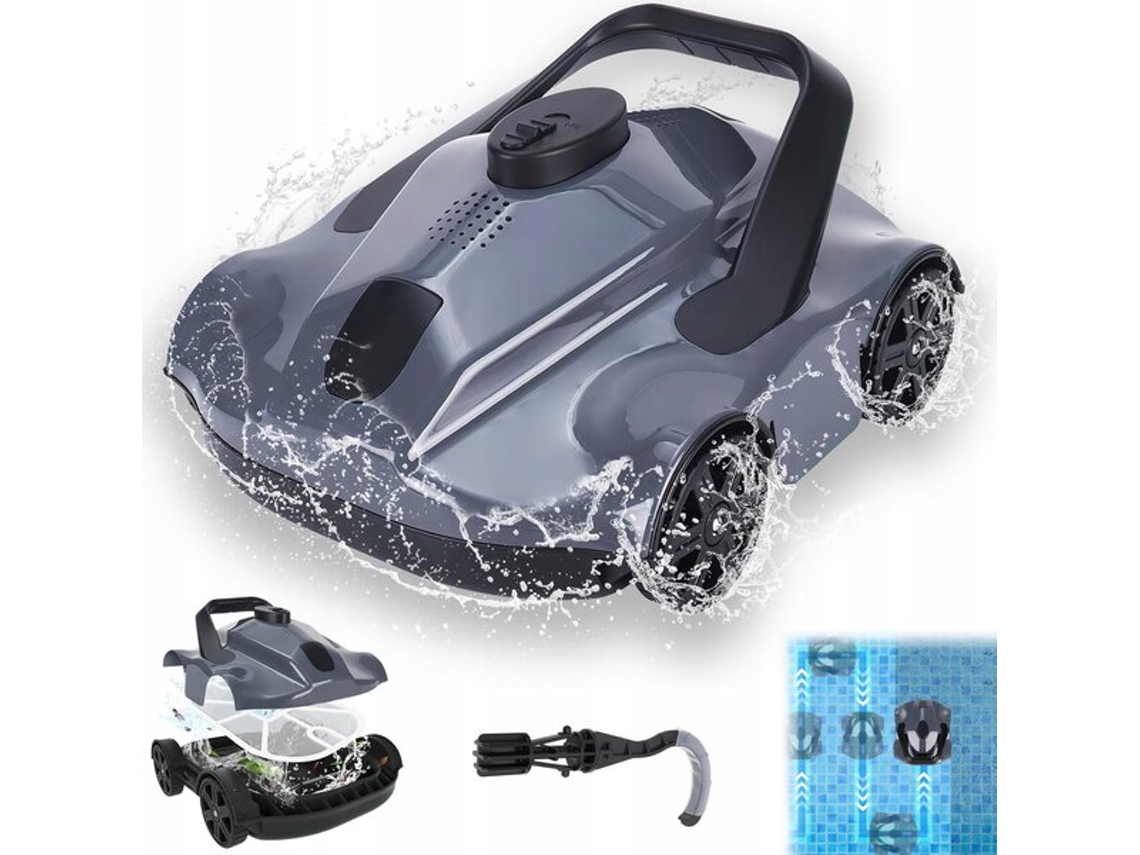 Robot de limpieza automático para piscinas, 130 minutos de duración, inalámbrico, Vayotoy