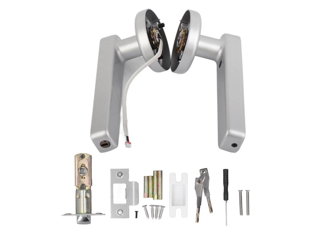 Cerradura Inteligente Con Lector De Huellas Dactilares Biométrico Para Puerta De Habitación - Contraseña Y Llave