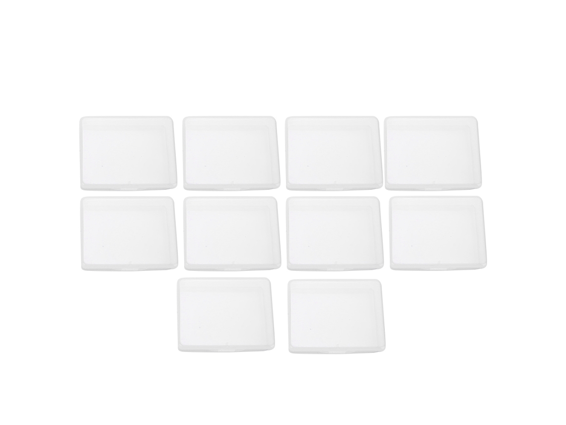 10 Cajas Pequeñas Portátiles Transparentes Para Guardar Herramientas De Tatuaje