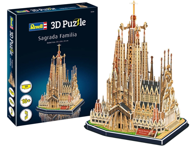 Puzzle 3D REVELL Sagrada Família (194 Piezas)