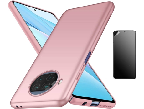 Kit Carcasa y Protector Xiaomi Mi 10T Lite Ultimatte Turtleshell Rosa