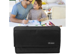 Bolsa De Lona Para Rotuladores Fluorescentes Con Múltiples Capas Y Gran Capacidad, Portátil.