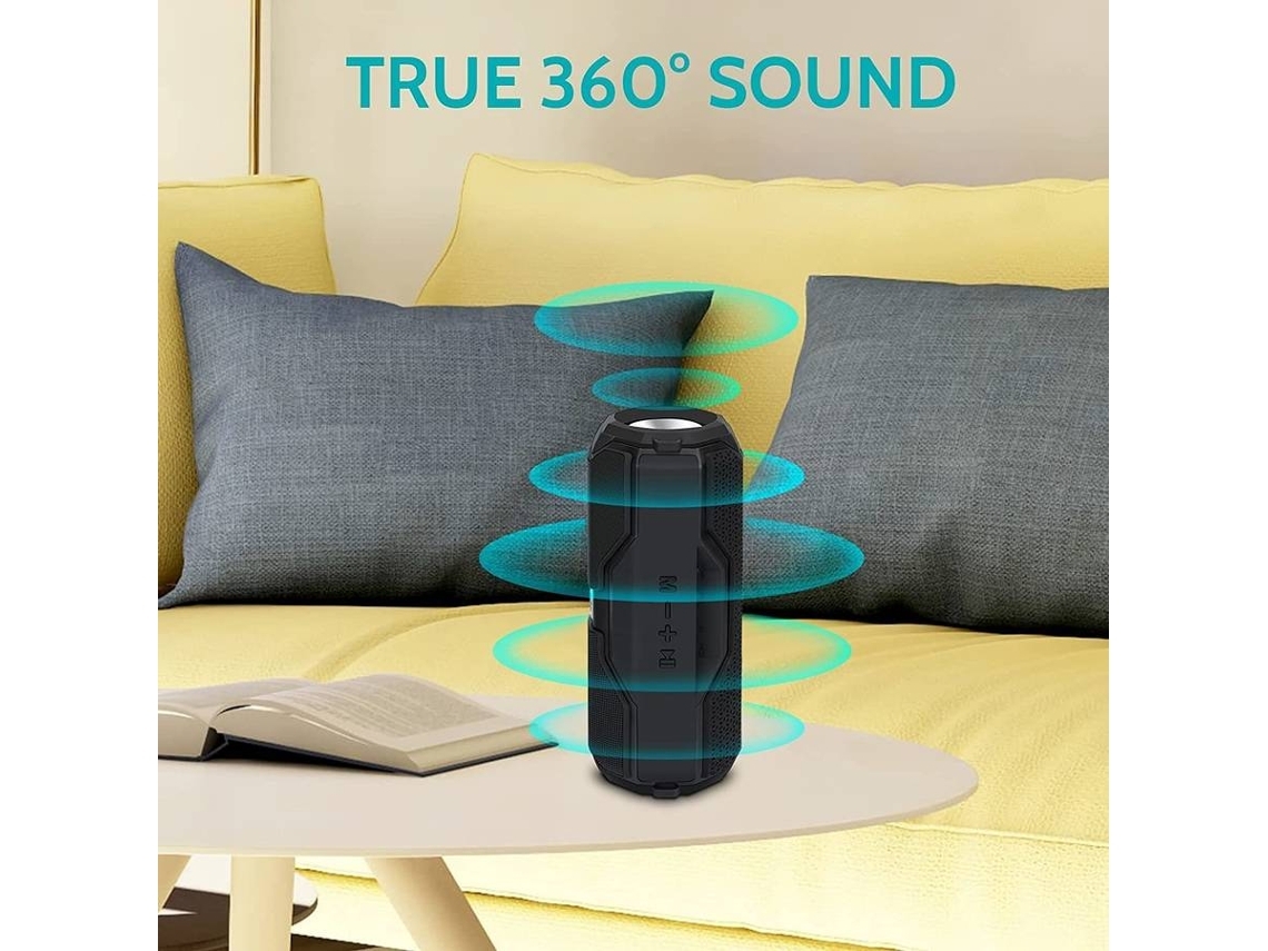 Altavoz Bluetooth YDCY 0831H15 (Autonomía: Hasta 15 h - Rojo)