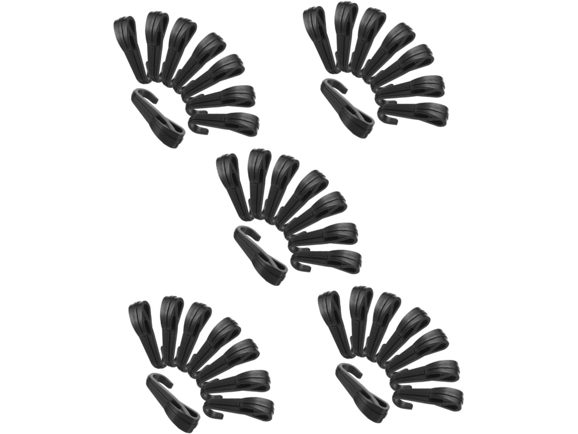 Juego de 80 soportes bidireccionales de dos piezas con velcro para faros delanteros.