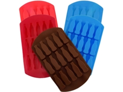 VVJIJILLY Forma Para Cubos De Gelo 5pcs, Forma De Silicone Com 15 Cavidades Para Chocolate, Gelatina, Doces, Gelo, Whisky, Coquetéis