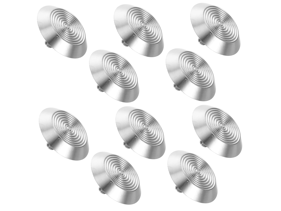 10 Clavos Ciegos De Acero Inoxidable Para Pavimentación Táctil