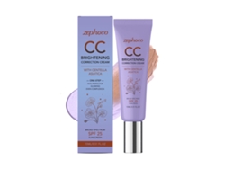 Crema CC termocrómica púrpura para la piel