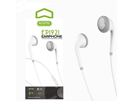 Auriculares Con Cable ACCETEL Ep1921 (Blanco)