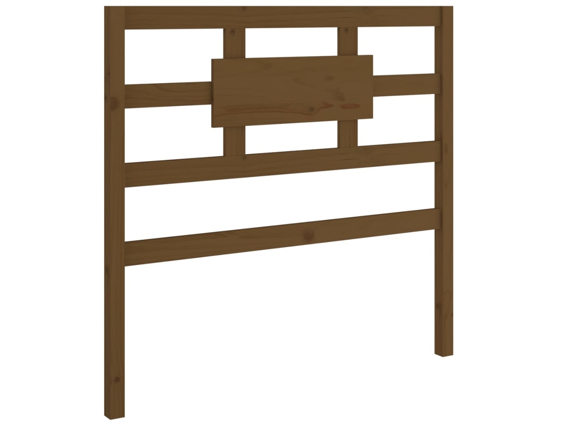 Maison Exclusive - Cabecero De Cama Madera Maciza Pino Marrón Miel 95,5x4x100 Cm