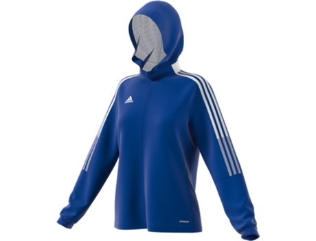 Cortavientos de Mujer ADIDAS Tiro 21 Azul para Fútbol (Talla: S)