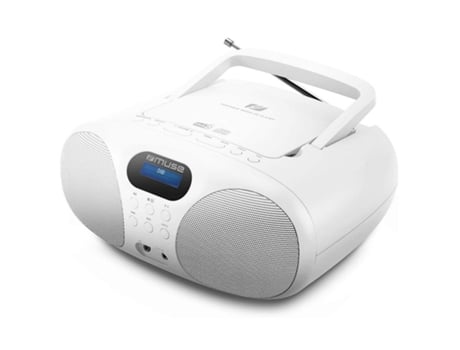 Radio Cd Portátil Blanco Md208Dbw