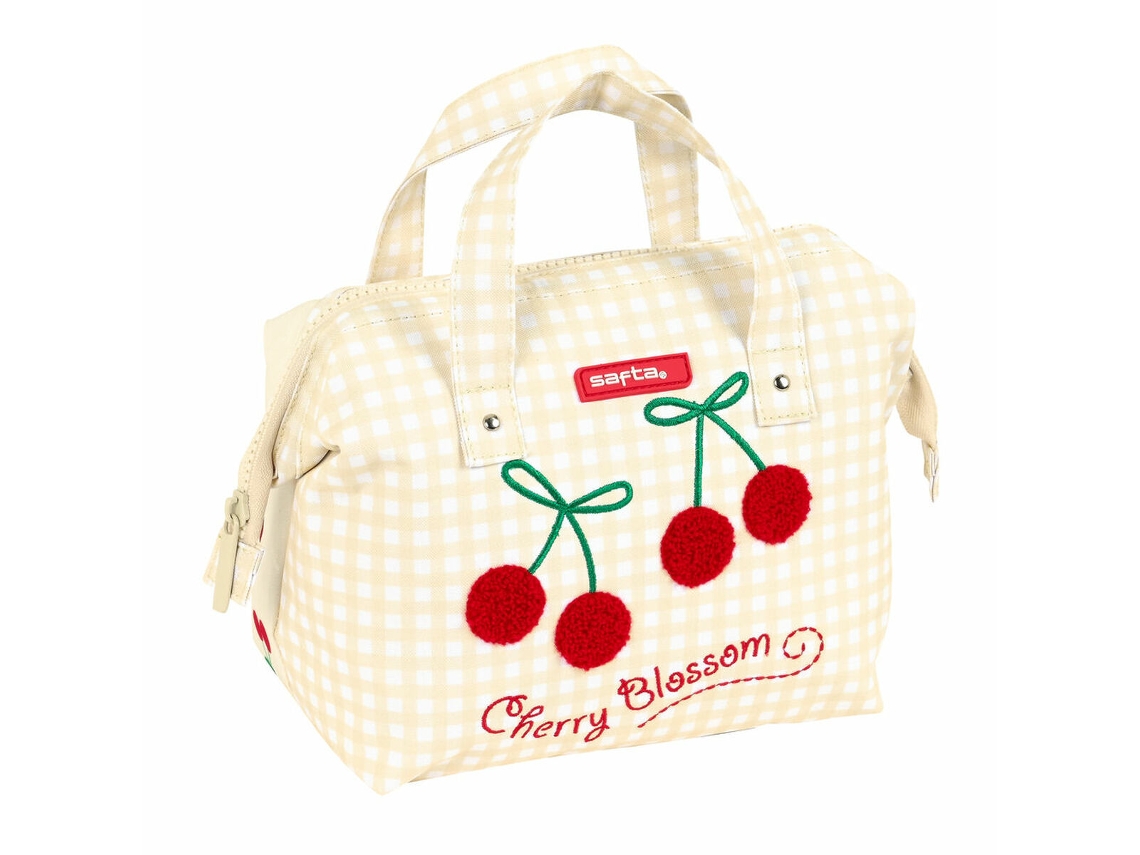 Neceser Escolar Safta Cherry Beige (26.5 x 17.5 x 12.5 cm)