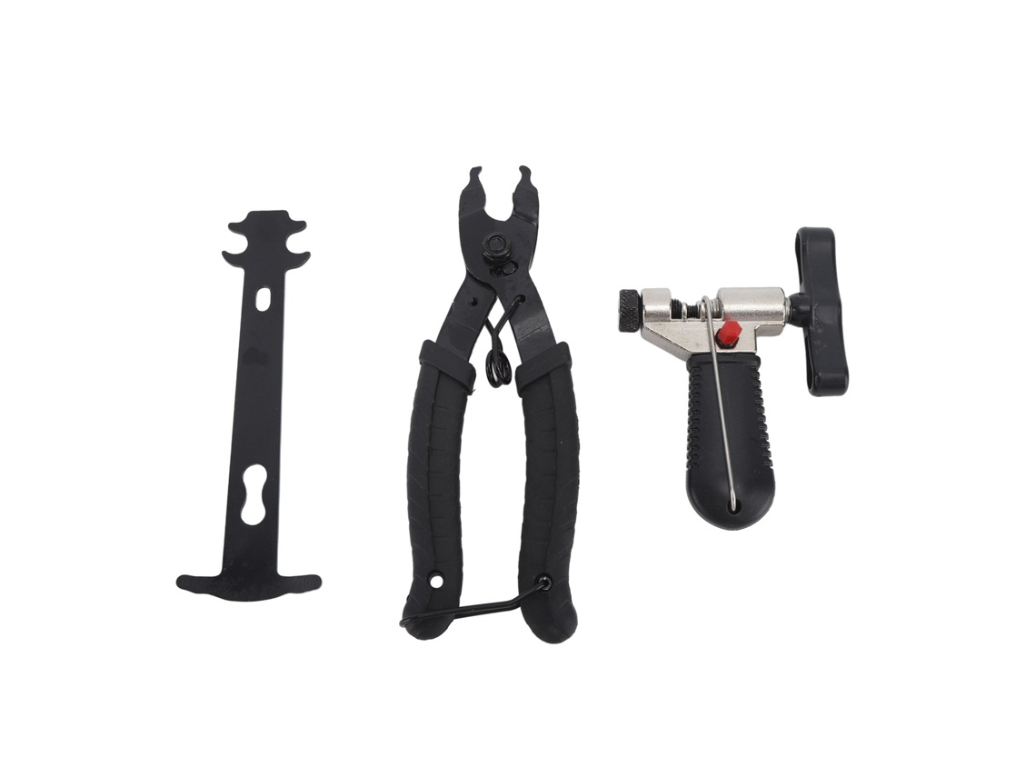 Kit Universal De Herramientas De Acero Inoxidable Para Cadena De Bicicleta De 3 Piezas Con Gancho Para Desmontaje Y Reparación.
