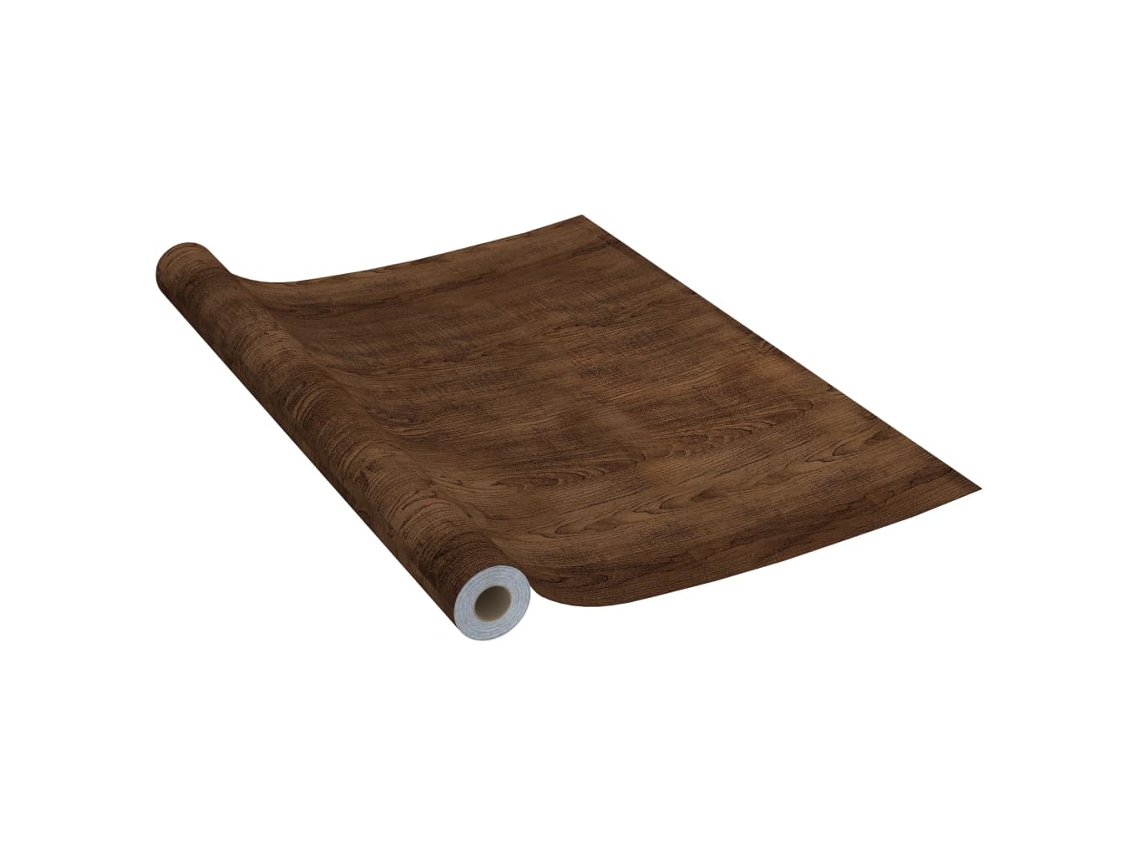 Lámina para muebles VIDAXL Marrón PVC (500x90 cm)