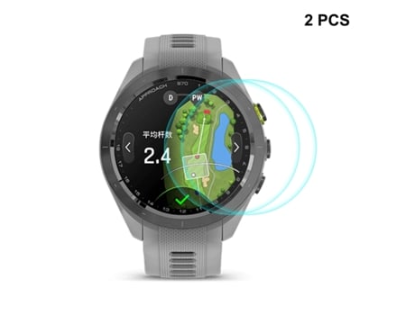 Garmin Approach S70 42 mm 2 piezas ENKAY 0,2 mm 9H Protector de pantalla de vidrio templado Película para reloj