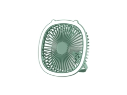 Ventilador De Mesa Con Luz Led, 3 Velocidades, Usb Y Pilas, Con Un Bonito Diseño De Orejas De Gato.