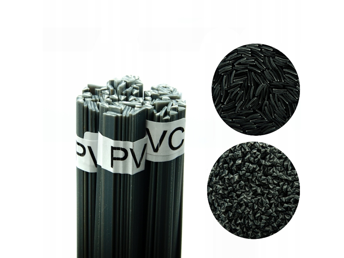 Varilla de soldadura de PVC de 50 g – Alta calidad | Gris/Blanco | Para tuberías y ventanas