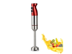 Licuadora de inmersión portátil con velocidades ajustables para un uso sin esfuerzo en la cocina. Licuadora de inmersión duradera para el hogar.