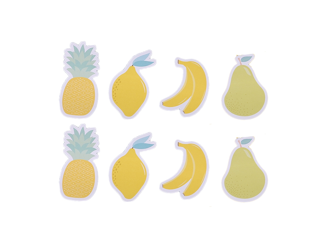 1 juego de notas adhesivas: formas de frutas, creativas y coloridas NEVEANCE