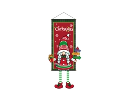 Fondo de decoración para fiesta navideña 012 estilo gnomo B, 110 cm Chennnls