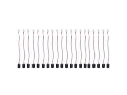 Micromotor De Vibración Cilíndrico Para Teléfonos Móviles 3v 0408 Cable Estable Baja Vibración 22g