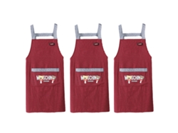 Delantal De Cocina 3 Piezas, Delantal Adulto Antimanchas Simple, Transpirable Y Cómodo Con Bolsillo En Contraste, Rayas Y Correa H