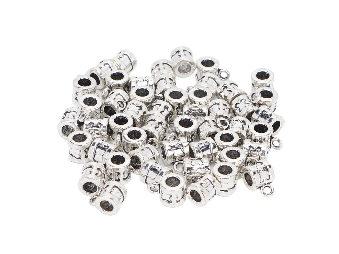 Cuentas para trenzas de barba, accesorio decorativo retro