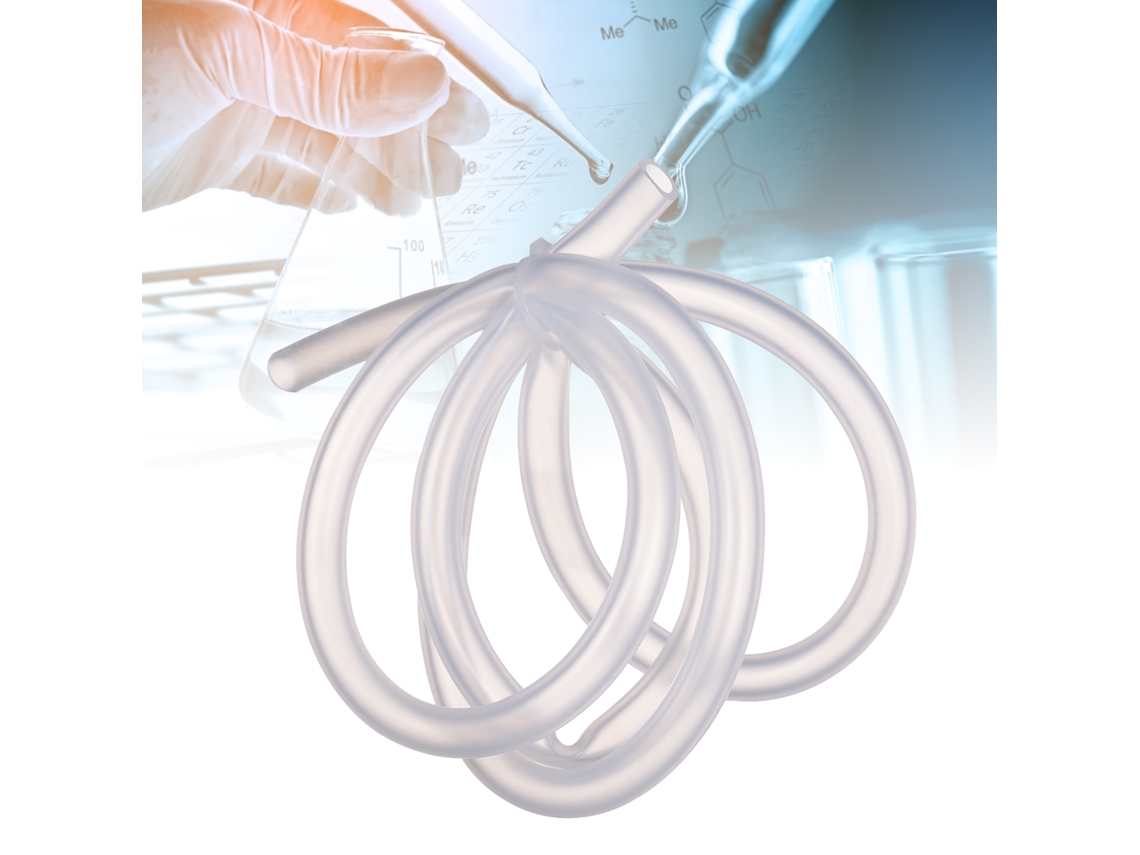 Tubo De Silicona De Grado Alimenticio Para Bomba Peristáltica, 6,4 Mm De Diámetro Interno X 9,6 Mm De Diámetro Externo, 1 Metro, Para Elaboración Casera De Cerveza Y Acuario.