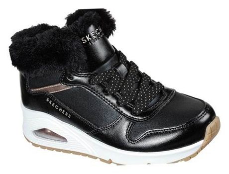 Zapatillas Deportivas Uno Cozy On Air SKECHERS Niños (Negro - Material Sintético - 31)