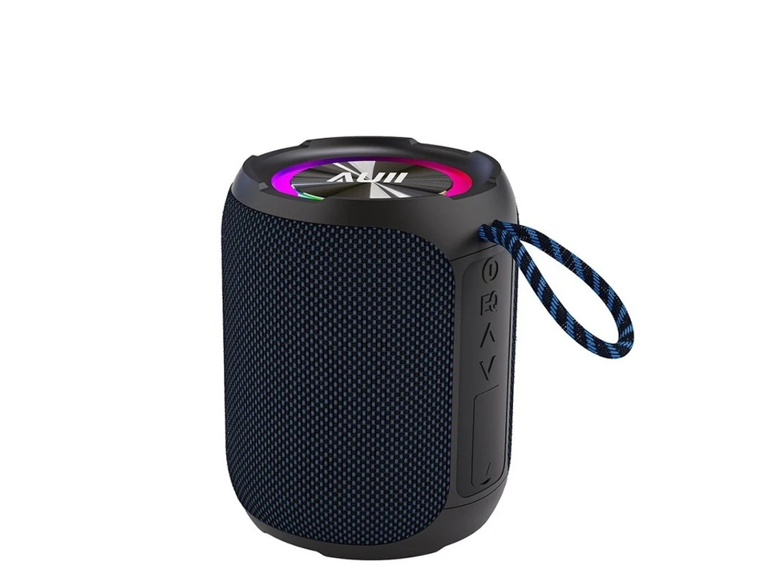 Altavoz Bluetooth Yizhood IPX7 resistente al agua, ideal para actividades al aire libre, fiestas, playa y camping (negro)