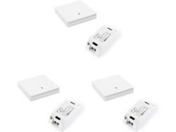 3 Interruptores De Iluminación Inteligentes Sin Control Rf De 433 Mhz, Módulo De Ca De 90-250 V Y 10 A, 1 W Y C